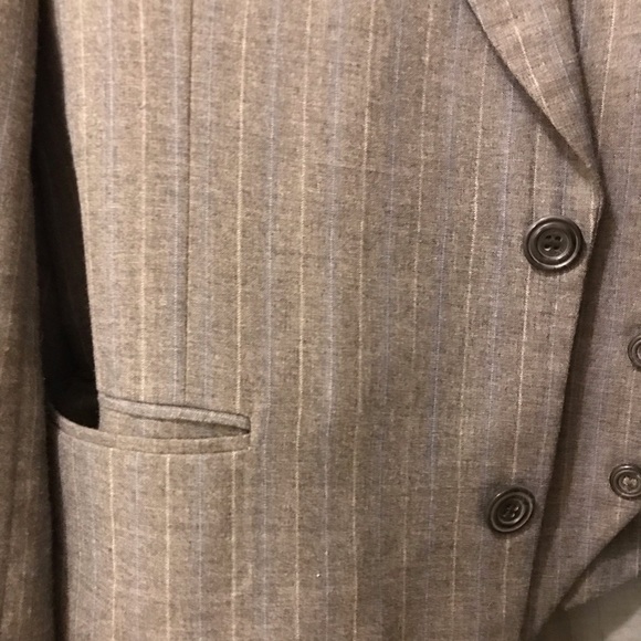 Vintage Mens Blazer & Waist coat Grey Size Small - Picture 8 of 12